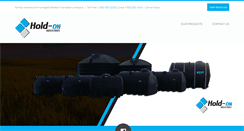 Desktop Screenshot of hold-onindustries.com